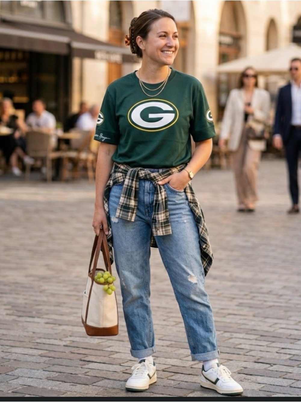 NFL Green Bay Packers Dark Green Tee with G Logo